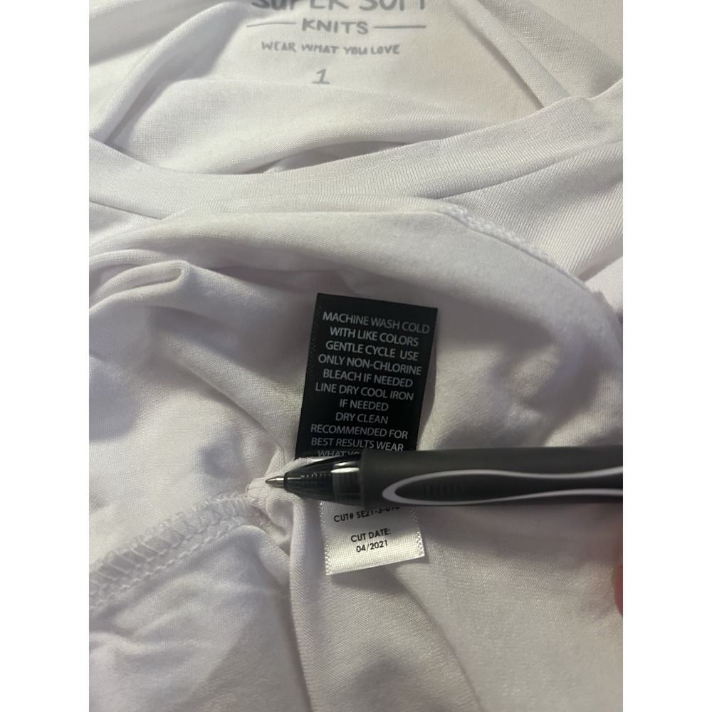 Perfect Super Soft Crew Tee Size 1 Women's Plus Size NWT - Picture 10 of 10